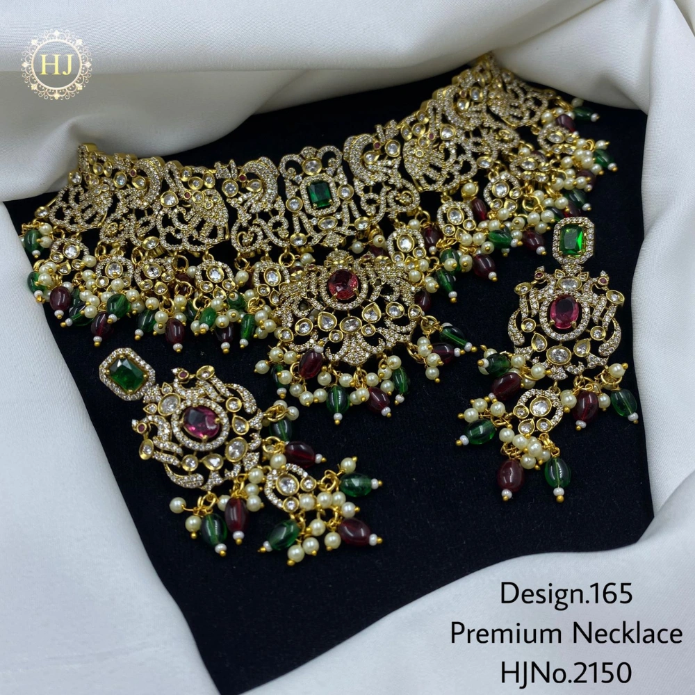 Premium craftsmanship with luxurious finish Embellished with high-quality stones for a radiant sparkle Lightweight and comfortable for long wear Ideal for bridal, festive, and party occasions Anti (2) (1)